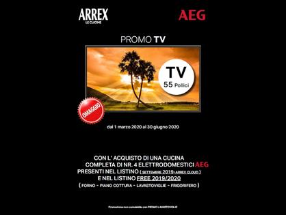 Arrex e AEG ti regalano una smart TV